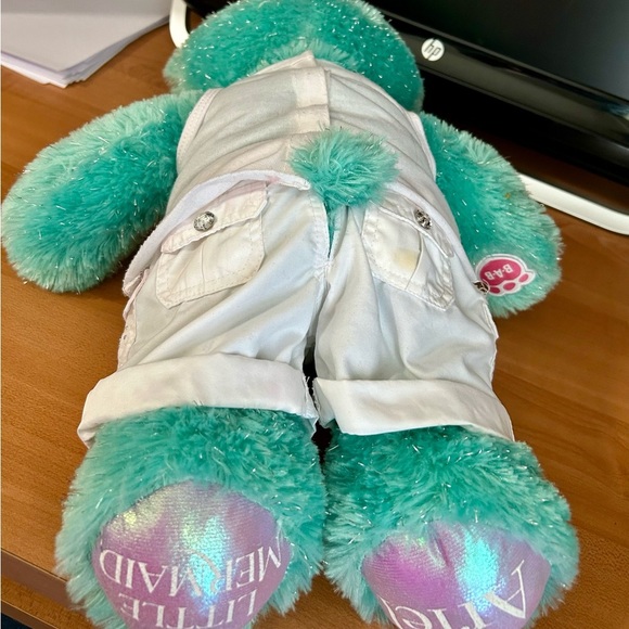 Build a bear 2023 Disney the little mermaid Ariel plush toy with BAB clothes - Picture 3 of 7